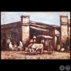 Viejo mercado de abasto de Asuncin - Obra de Juan Guerra Gaja
